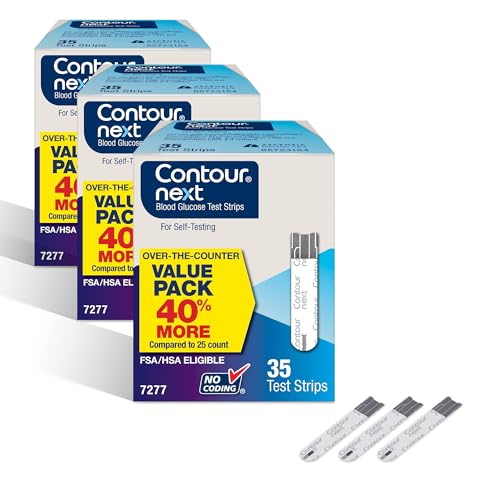 Ascensia Contour Next Blood Glucose Diabetes Test Strips 105 Count (3x35ct) |