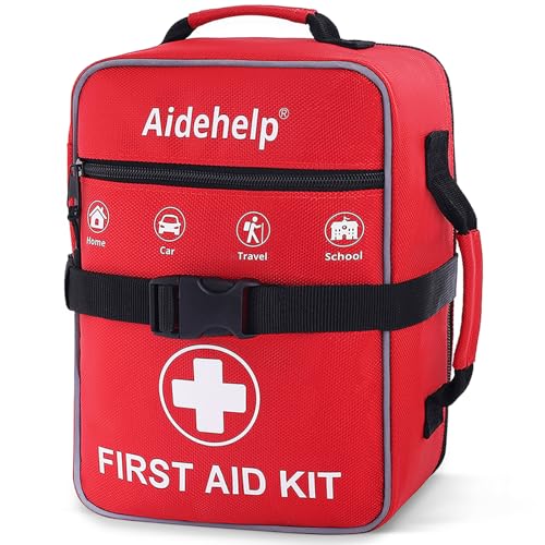 520 Pieces Premium First Aid Kit - Large Emergency Medical Kit for