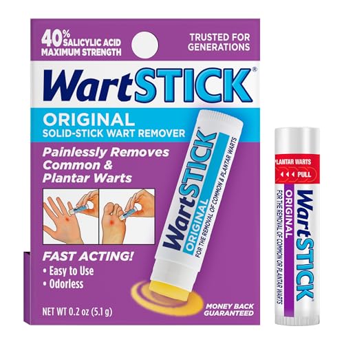 WartStick Maximum Strength Salicylic Acid Wart Remover, 0.2 oz | Solid-stick formula