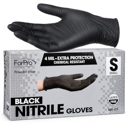 ForPro Disposable Nitrile Gloves, 4 Mil, Powder & Latex-Free, Food Safe |