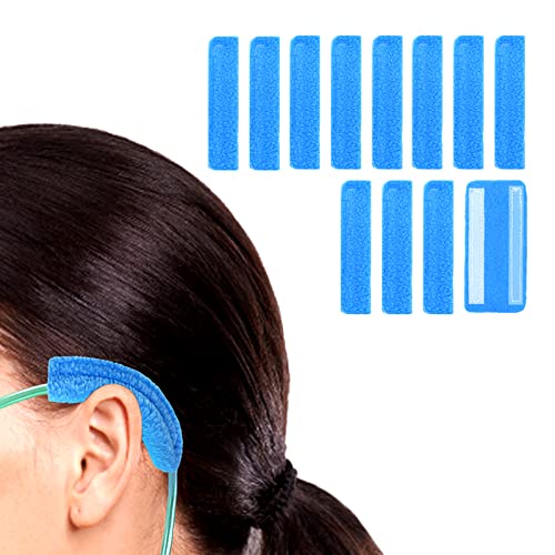 NATAKU 12 Pack Nasal Cannula Ear Cushions Oxygen Cannula Face Soft Cover