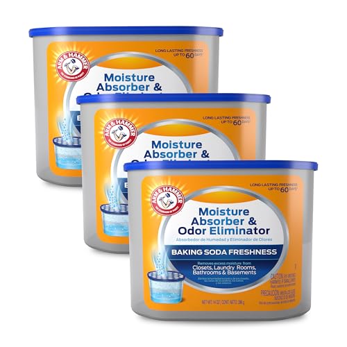 Arm & Hammer Fragrance Free Refillable Moisture Absorber and Odor Eliminator 14