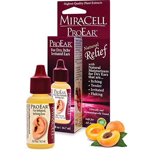 Miracell ProEar, Ear Drops for Itchy Ears, Ear Wax Softener, Clogged Ears,