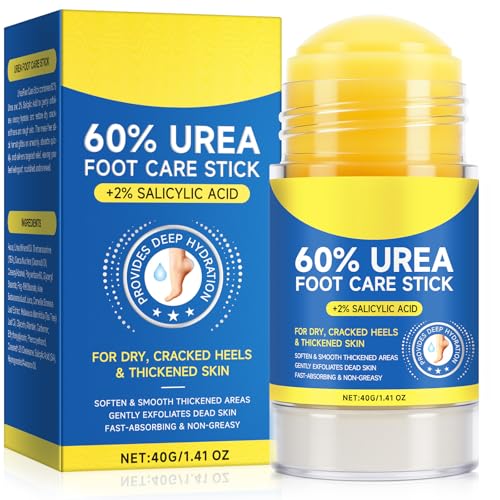 60% Urea 2% Salicylic Acid Foot Care Stick for Dry Cracked Feet,