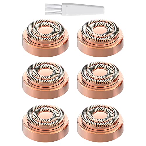 tuokiy Replacement Heads for Flawless Gen 2, Double Ring, 6-Pack | Fits