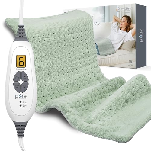 Pure Enrichment PureRelief XL Heating Pad - 12" x 24" Electric Heating