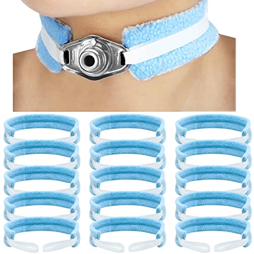 Sosation15 Pcs Adjustable Tracheostomy Tube Holder, Reusable Care Kits | Soft Washable