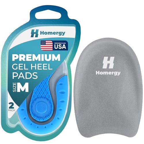 Heel Cups for Heel Pain Relief, Plantar Fasciitis, Bone Spurs, 2 Pack