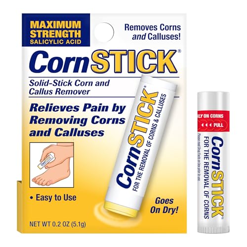 CornStick Corn and Callus Remover, 0.2 Oz | Maximum Strength - 40%