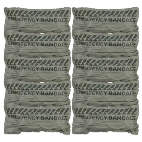 RHINO RESCUE 6" Israeli Emergency Bandage, Tactical IFAK Dressing 5PC | Sterile