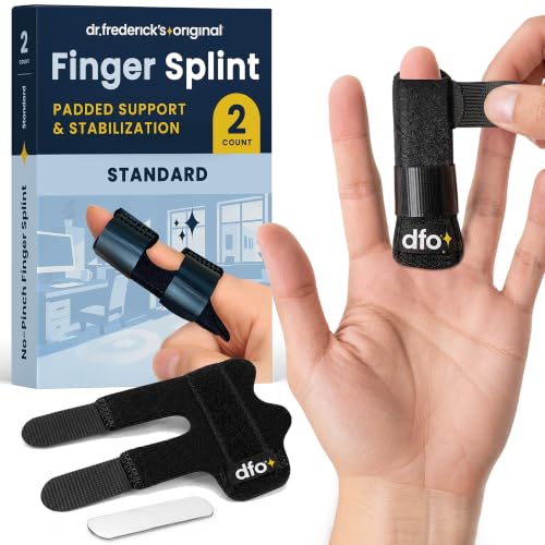 Dr. Frederick's Padded Trigger Finger Splint, Adjustable, Regular Fit, 2 ct |