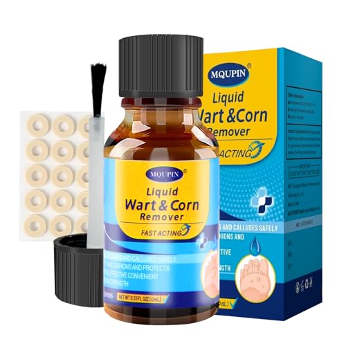 MQFORU Corn Removers for Toes & Feet 30ml + 15 Pads, Liquid