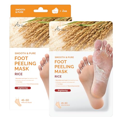 Ariul Smooth & Pure Foot Peel Mask, Nourishing Foot Peeling Socks for