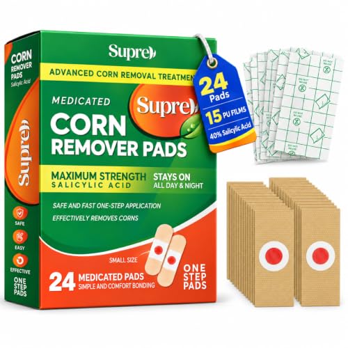 SupreH Corn Removers for Toes Feet Bandages: Corn Cushions and Small Callus