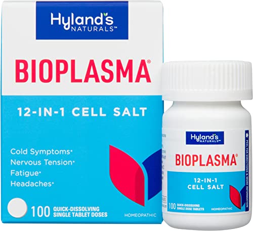 Hyland's Bioplasma Tablets, Natural Combination of All 12 Cell Salts, 100ct