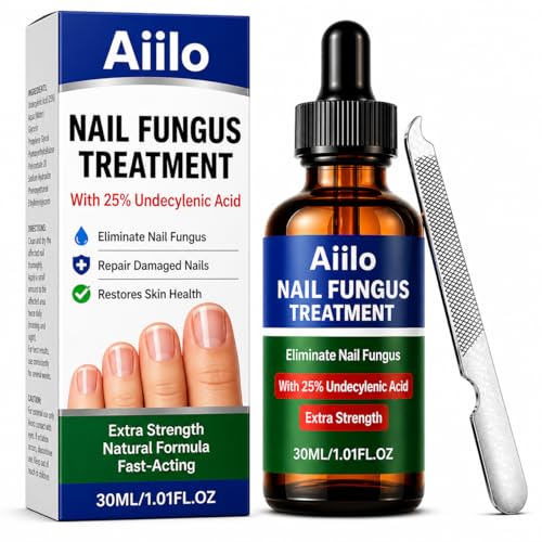 Nail Care Treatment Extra Strength with 25% Undecylenic Acid, 1.01 FLOZ | Daily Care for Toenails and Fingernails