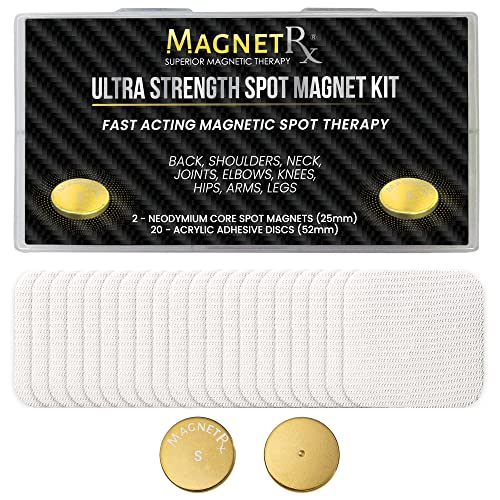 MagnetRX® Magnetic Spot Kit – Ultra Strength Body Magnets 14,200 Gauss –