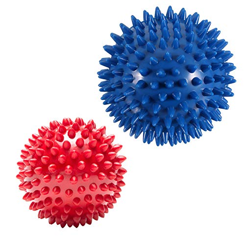 VORNNEX Pack of 2 Spiky Hard Massage Balls - Foot Arch Trainer