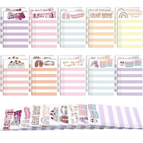 Eaasty 20 Pack 6x4 Inch Respiratory Care Gifts Bulk to Do List