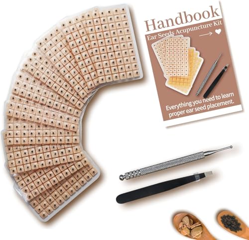 600-Piece Ear Seeds Kit – Natural Vaccaria Seeds for Auricular Acupressure –