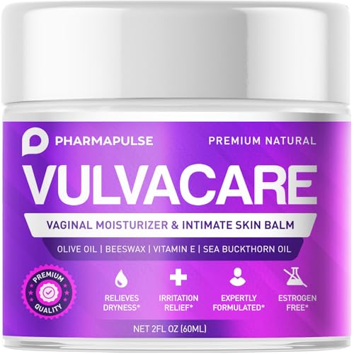 Pharmapulse Vaginal Moisturizer, Vulva Balm Cream, Intimate Skin Care, Menopause Support -