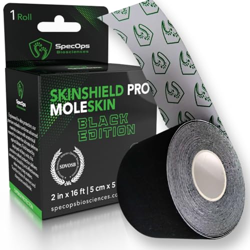 SpecOps Biosciences Ultra-Thin Moleskin for Blister Prevention 15 ft Roll