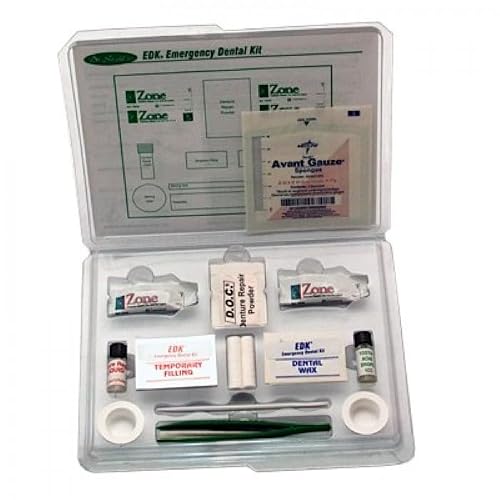 EDK Advance Deluxe Total Dental Emergency First Aid Kit Teeth-Dentures-Bridgework-Crowns-Fillings Complete Dental Repair Fix
