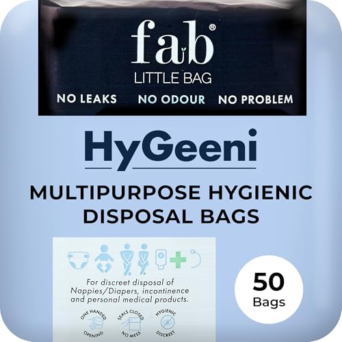 Fab Little Bag HyGeeni Disposal Bags for Nappies, Incontinence Pads, Ostomy &
