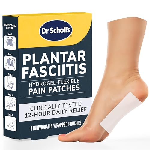 Dr. Scholl's Plantar Fasciitis Pain Patches, with Lidocaine & Menthol, 8 ct