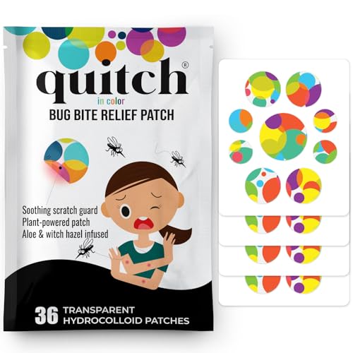 Quitch Mosquito Bite Itch Relief Bug Bite Patch, Camping Travel Essentials |
