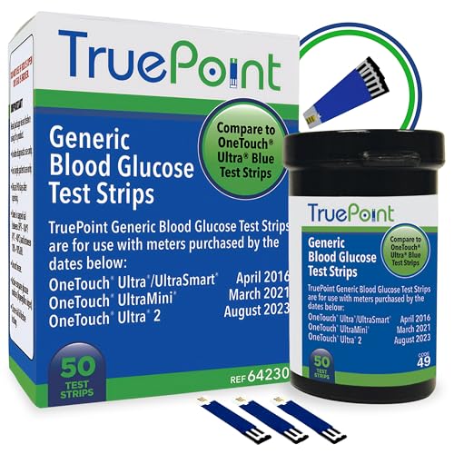 TruePoint Blood Glucose Test Strips, 50 Count, for Ultra Series Meters |