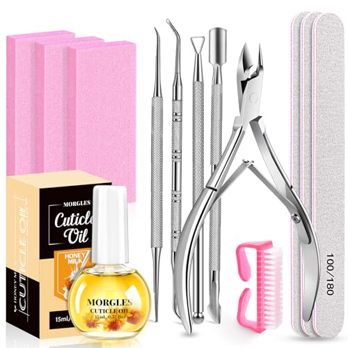 MORGLES Nail File and Buffer Blocks with Nail Care Kit | 13