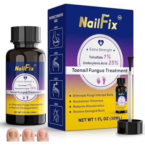 Extra Strength Toenail Fungus Treatment, Nail Repair Liquid with 25% Undecylenic Acid