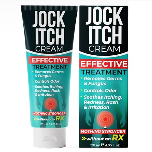 Jock Itch Cream Antifungal Treatment for Jock Itch, Ringworm & Itchy Skin