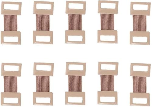 10Pcs Brown Elastic Bandage Clips Adhesive Bandages Bandage Wrap Clips Stretch Metal