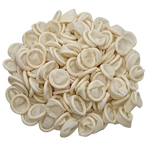 Large Disposable Latex Finger Cots for Electronic Industrial Apply 222 Pcs
