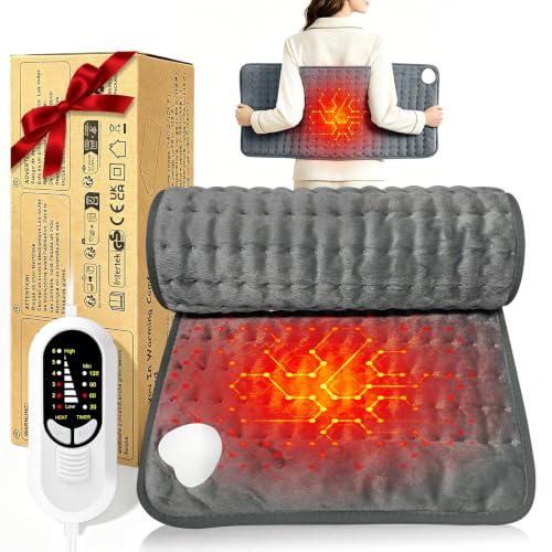 Electric Heating pad for Back Neck Shoulder Knee Arms Legs- Electric Heat