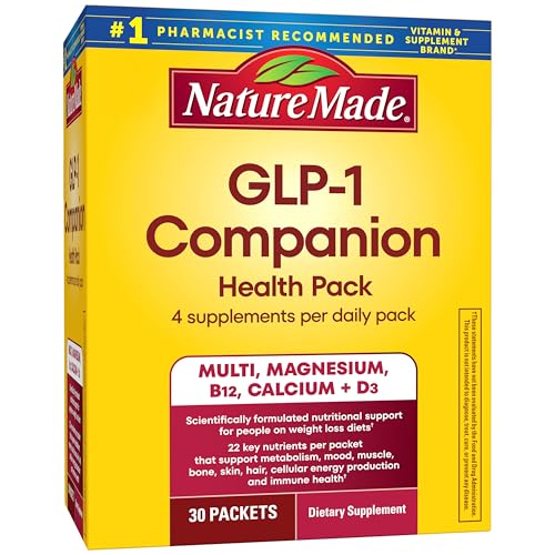 Nature Made GLP-1 Companion Health Pack, 30 Count | Nutritional Support for