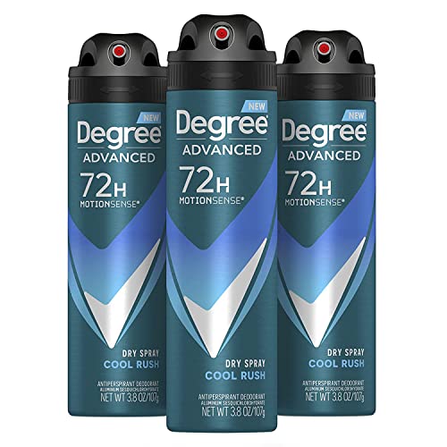Degree Antiperspirant Deodorant Dry Spray Cool Rush 3.8 oz 3 Count |