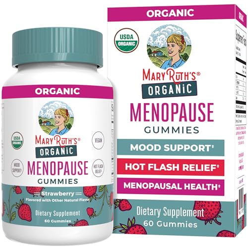 MaryRuth's Organic Menopause Support Gummies, Black Cohosh, 30 Servings | Mood Support,