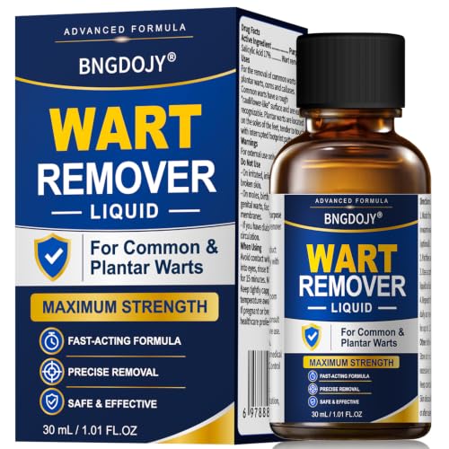 Wart Remover Freeze Off, Plantar Wart Corn Remover Freeze Off For Feet | Fast-Acting Removal for Men and Women, 17% Salicylic Acid for Common, Flat, Plantar Warts and Corns