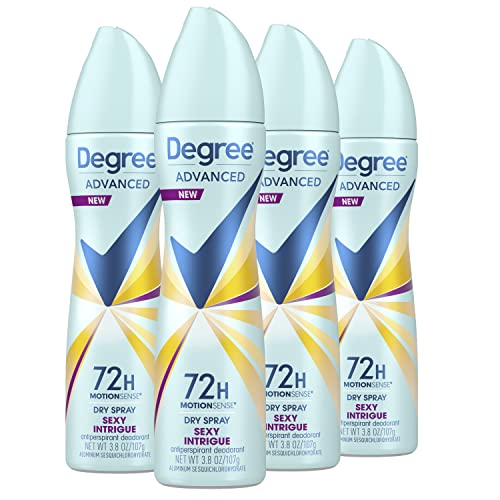 Degree Women Antiperspirant Deodorant Dry Spray Sexy Intrigue, 3.8 Ounce (Pack of
