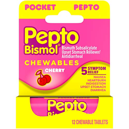 Pepto To Go Chrry Chew 12 Size 12ct Pepto To Go Cherry