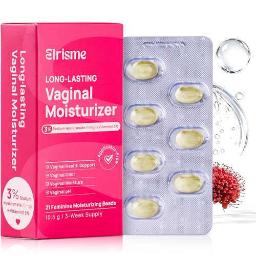 Elrisme Long Lasting Vaginal Moisturizer for Women, 15mg Hyaluronic Acid with 3%