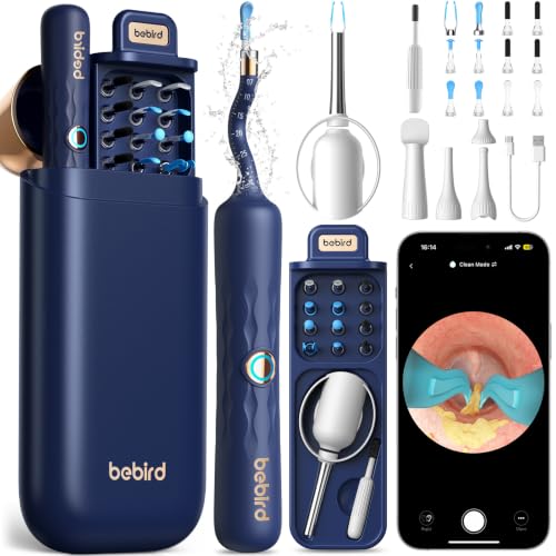 Bebird D39R Ear Wax Removal: Ear Camera with Storage Case&Painless Tweezers |