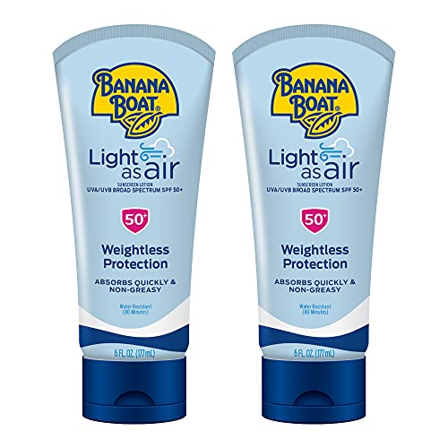 Banana Boat Light As Air Sunscreen Lotion SPF 50, 6 Fl Oz