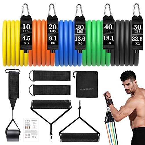 himaly Resistance Bands Set, Exercise Bands Strength Training Fitness Bands | Workout