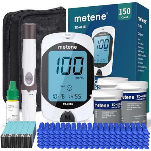 Metene TD-4116 Blood Glucose Monitor Kits, Blood Sugar Testing Kit, HSA/FSA |