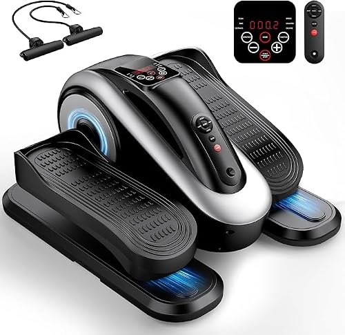 Quiet Portable Foot Pedal Exercise Machine with Remote Control
