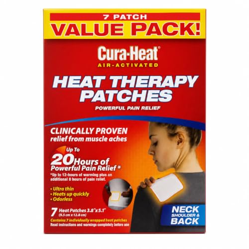 Cura-Heat Heat Therapy Patches, Air Activated, Neck Shoulder & Back, Value Pack